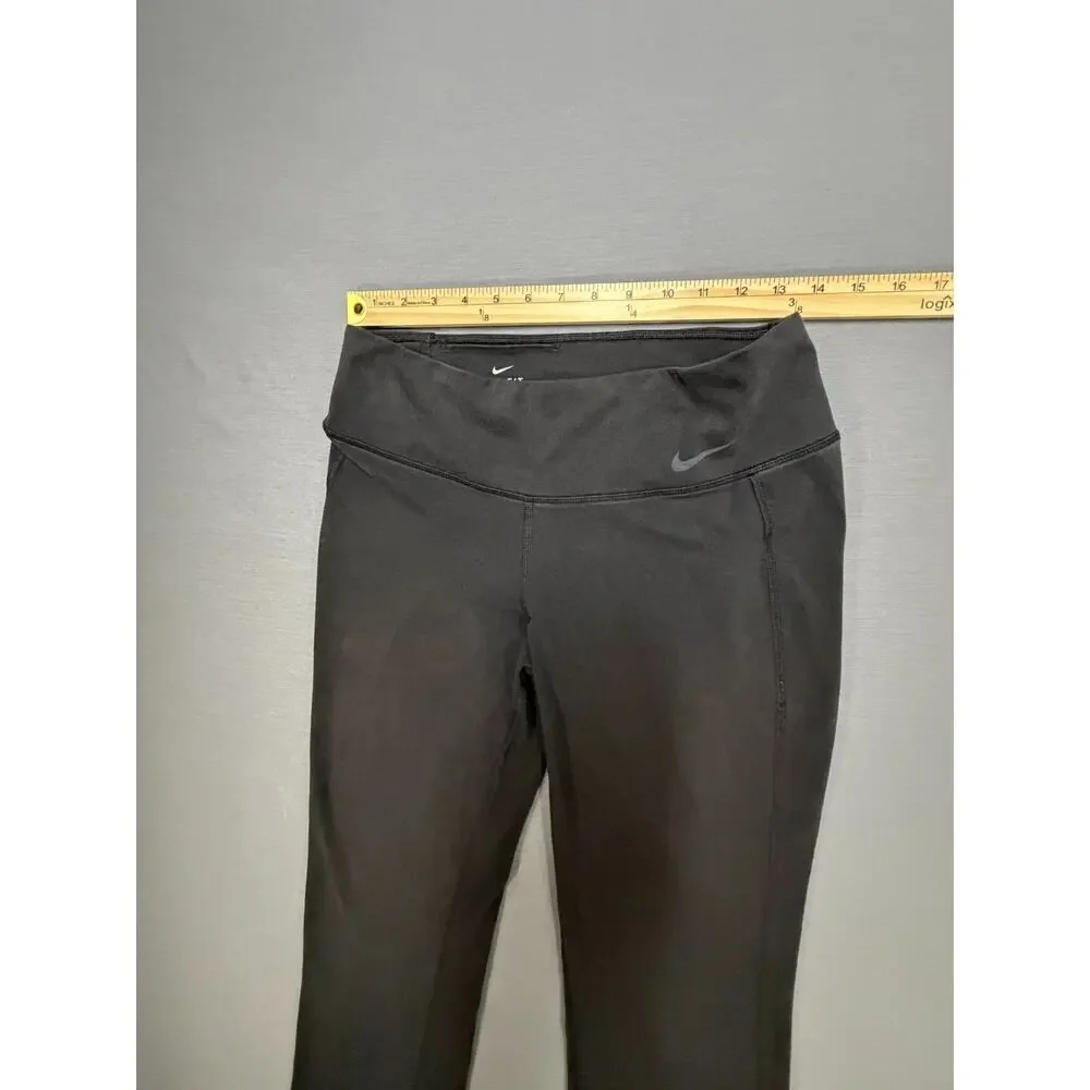 Nike Dri-FIT Women’s Medium Black Bootcut Yoga Pants Flare Leg 31' Inseam